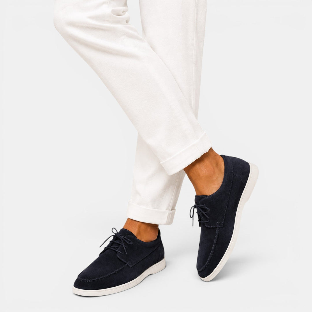 Heren Suède Instappers - Elegante Zomerschoenen