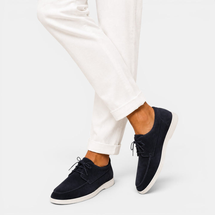 Heren Suède Instappers - Elegante Zomerschoenen