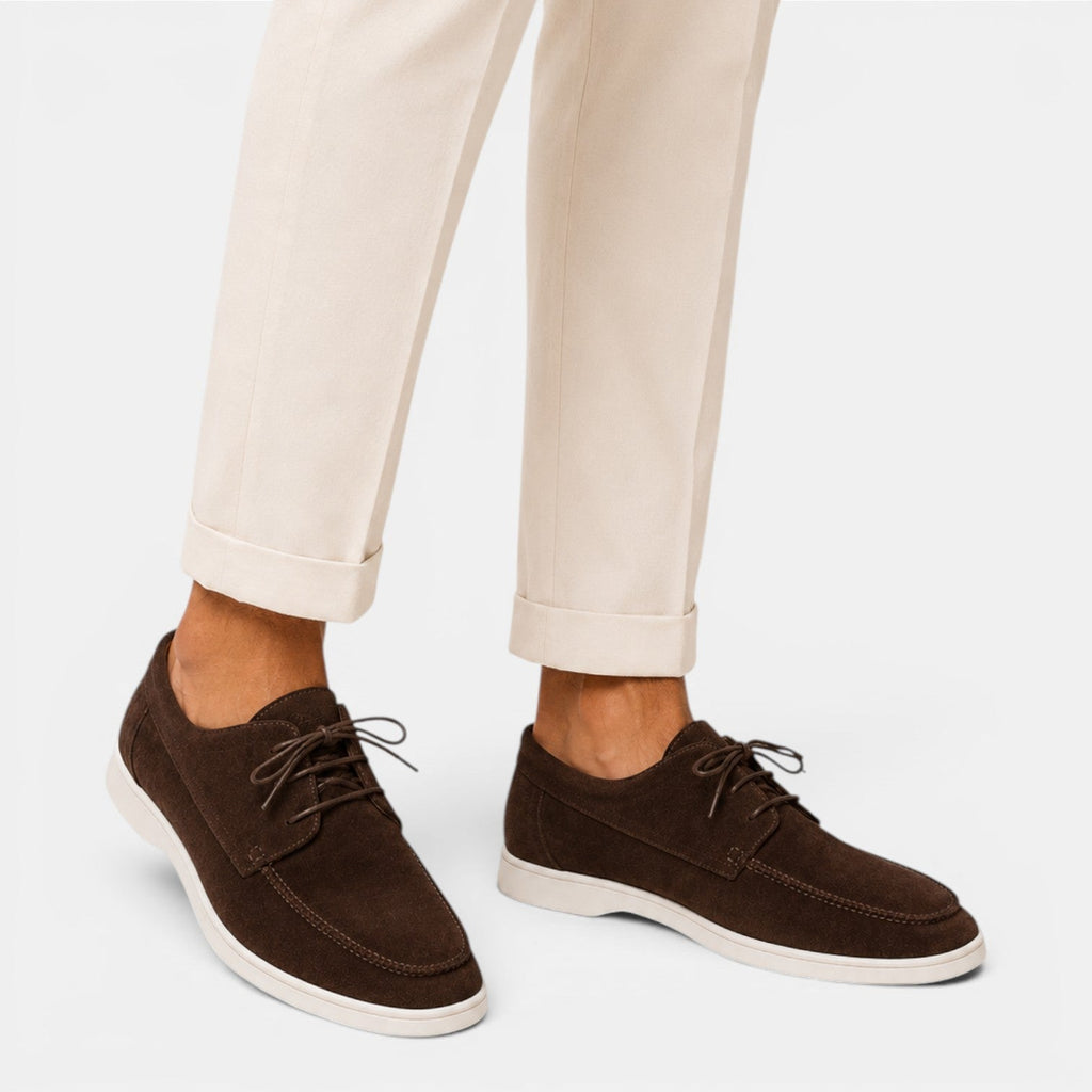 Heren Suède Instappers - Elegante Zomerschoenen