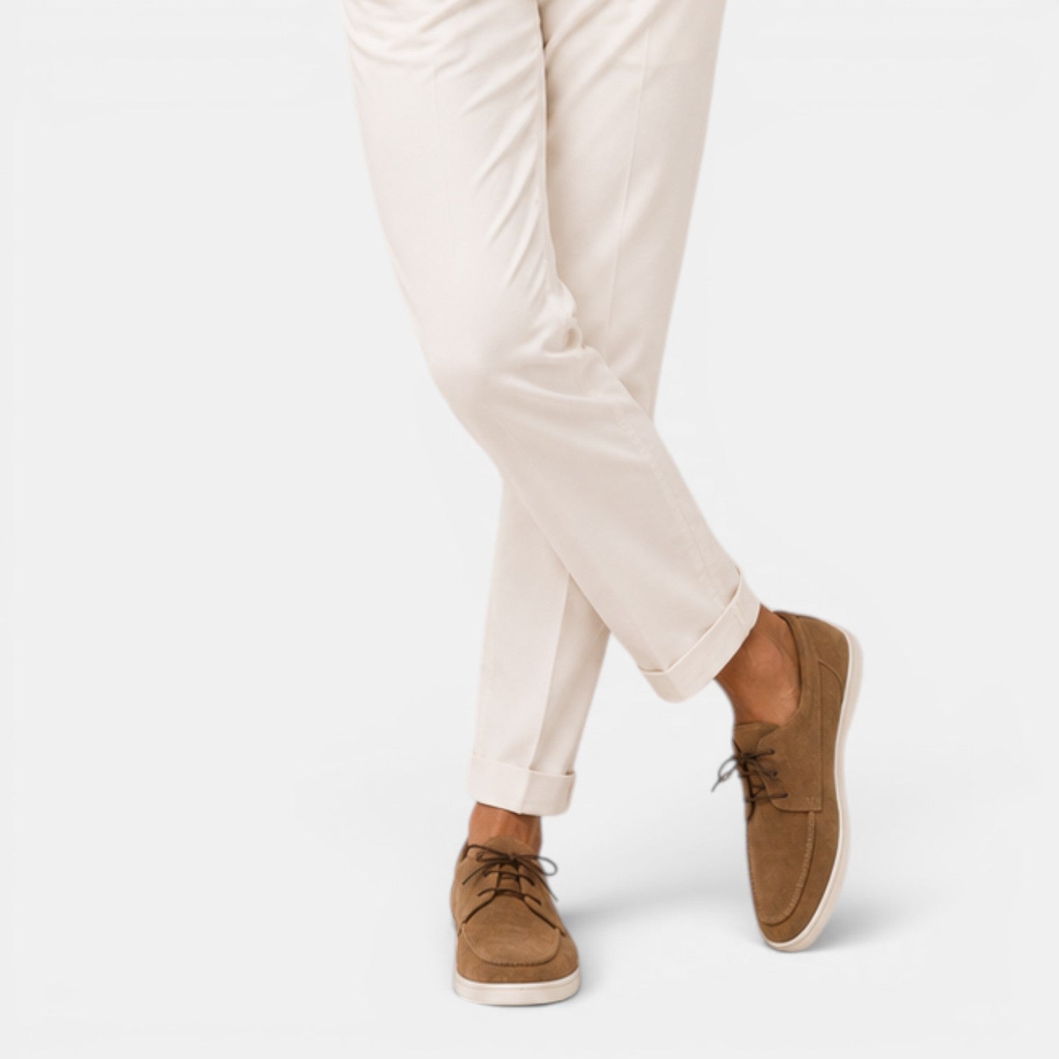 Heren Suède Instappers - Elegante Zomerschoenen