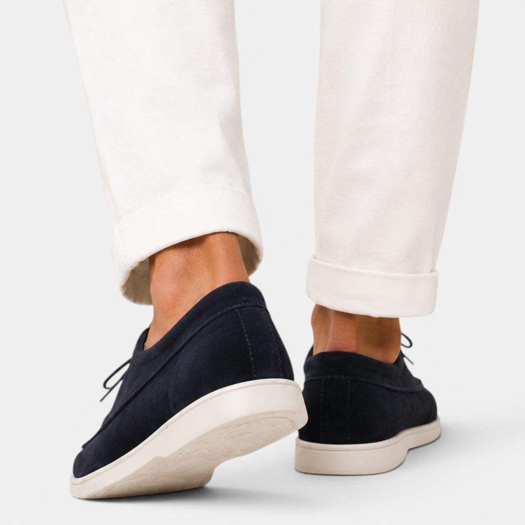 Heren Suède Instappers - Elegante Zomerschoenen