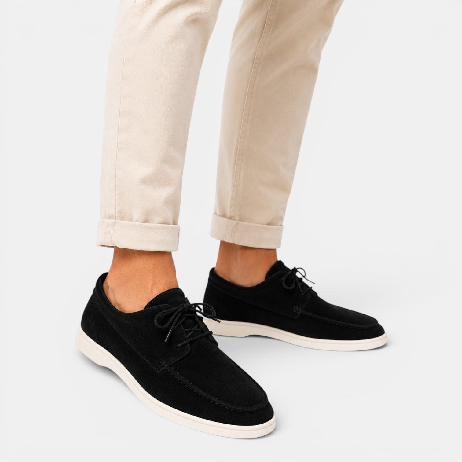 Heren Suède Instappers - Elegante Zomerschoenen