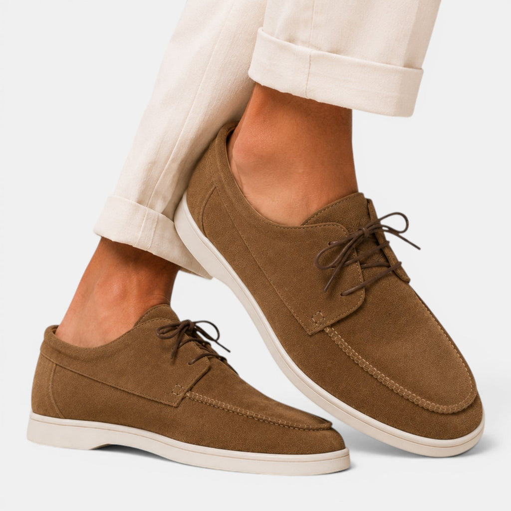Heren Suède Instappers - Elegante Zomerschoenen