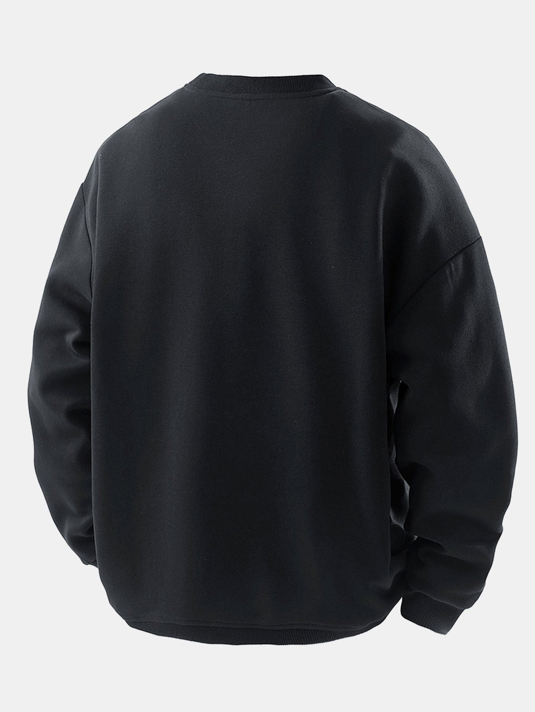 Heren Sweatshirt met Contrasterende Borstzak - Relaxed Fit