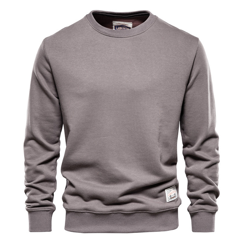 Heren Sweatshirt Ronde Hals - Casual Comfort - Grijs