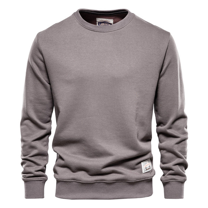 Heren Sweatshirt Ronde Hals - Casual Comfort - Grijs
