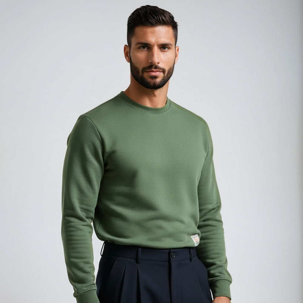Heren Sweatshirt Ronde Hals - Casual Comfort