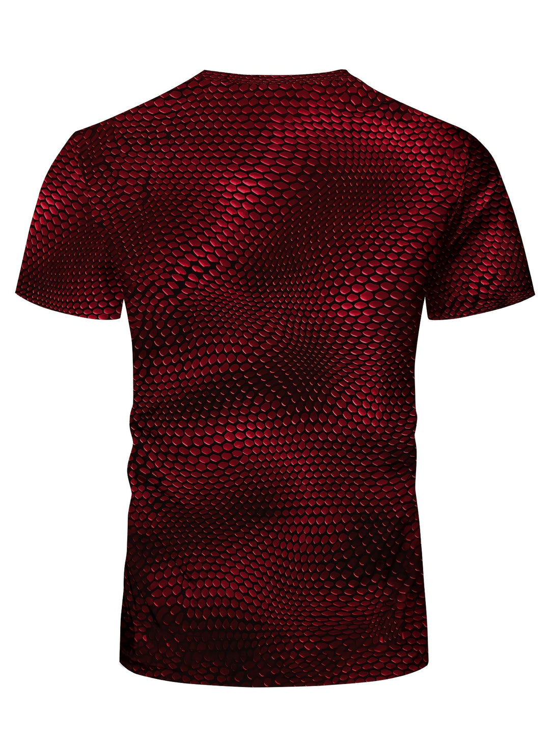 Heren T-shirt 3D Geometrisch Patroon - Stretch Sporttop