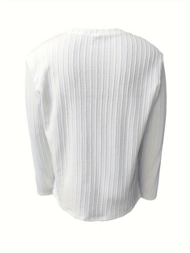 Heren T-shirt Lange Mouwen Slim Fit - Stretch Herfst