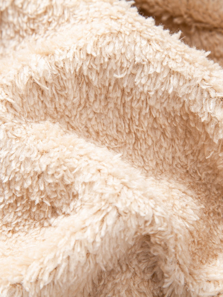 Heren Teddy Fleece Gevoerde Coltrui - Warm Casual Pullover