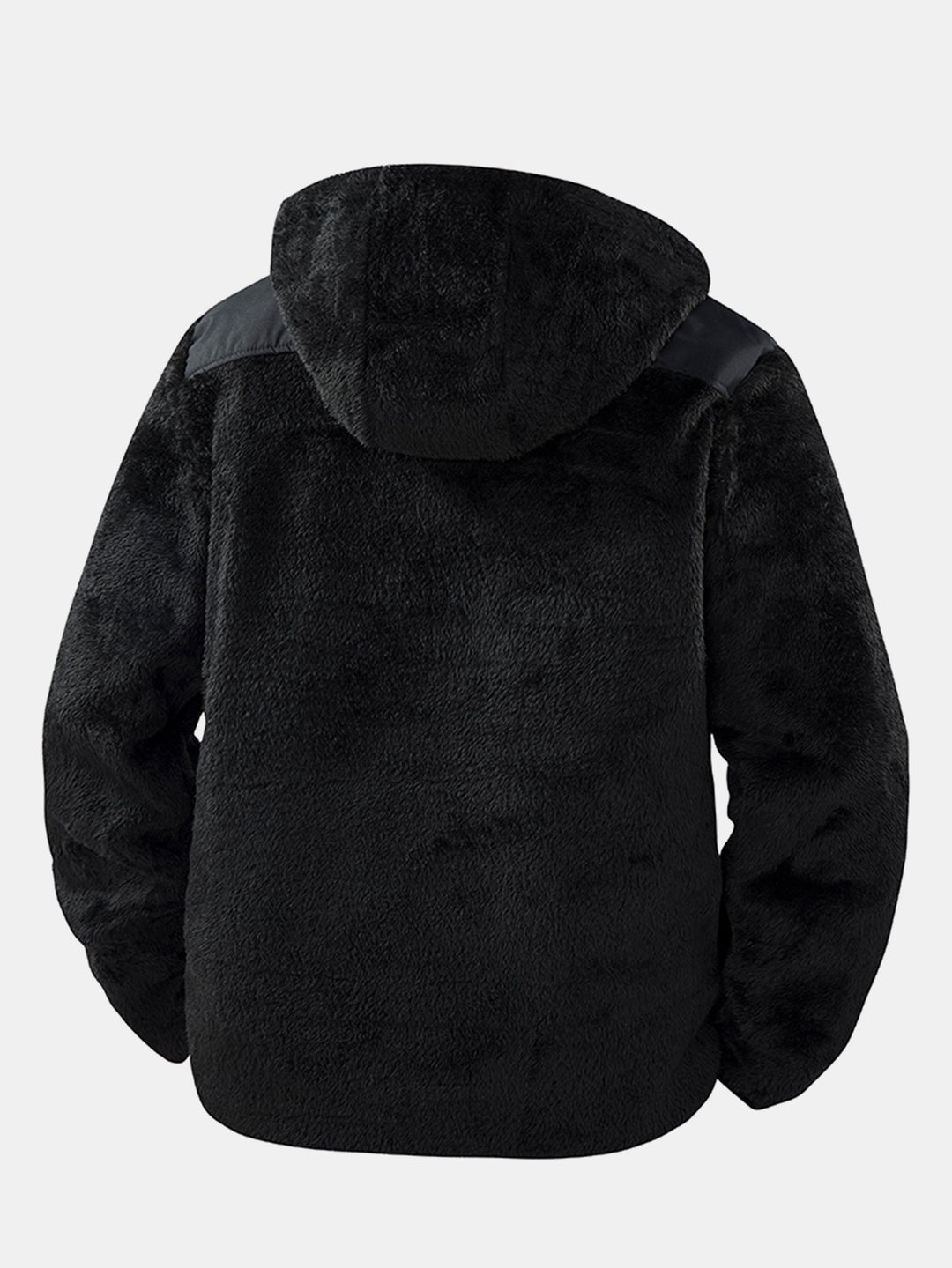 Heren Teddy Fleece Hoodie Jas - Comfortabele Winterjas