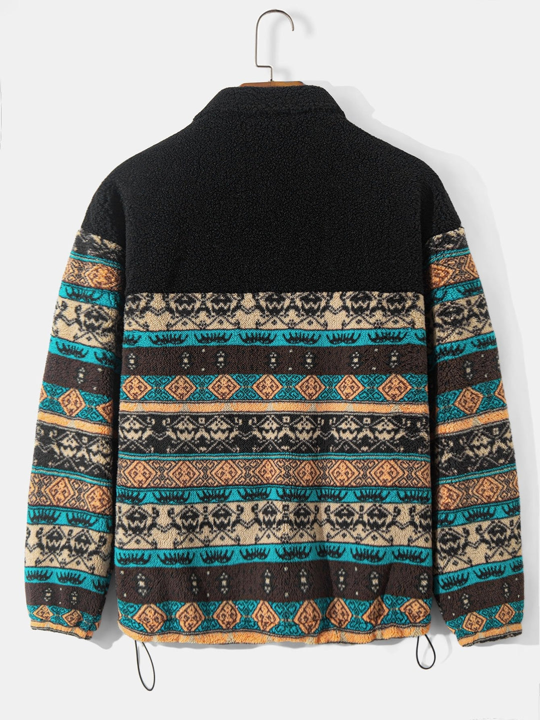 Heren Teddy Fleece Ritsjack - Relaxed Fit Warm Casual