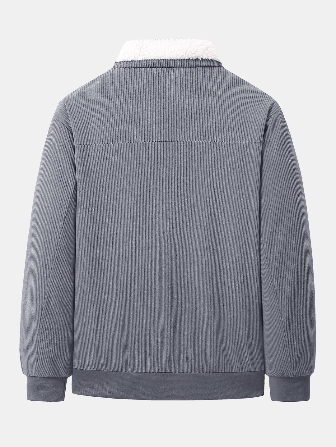 Heren Teddy Gevoerde Corduroy Jas - Casual Winterjas