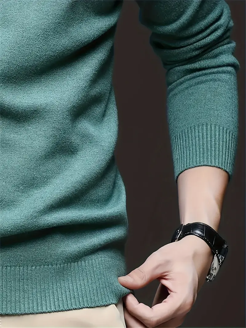 Heren Trui Ronde Hals Modern Fit - Zacht & Warm