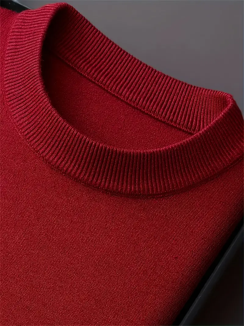 Heren Trui Ronde Hals Modern Fit - Zacht & Warm