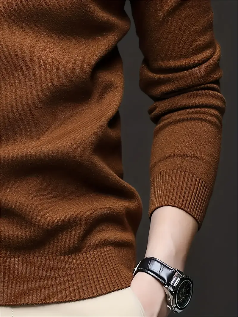 Heren Trui Ronde Hals Modern Fit - Zacht & Warm