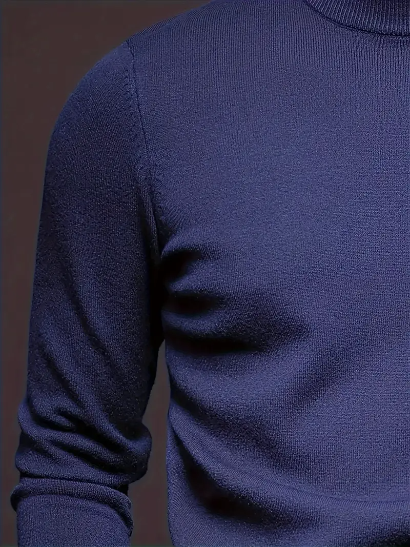 Heren Trui Ronde Hals Modern Fit - Zacht & Warm