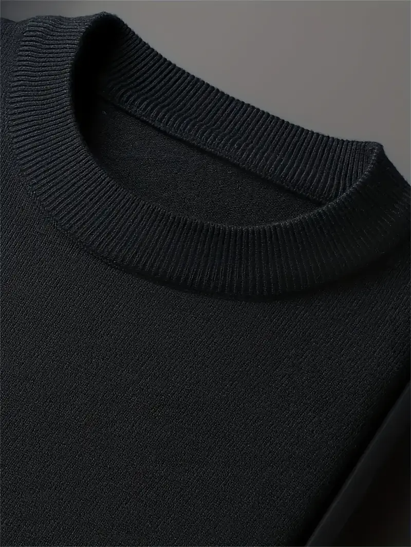 Heren Trui Ronde Hals Modern Fit - Zacht & Warm