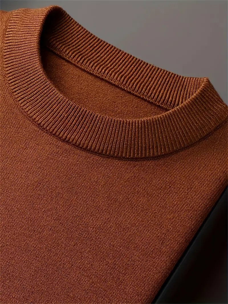 Heren Trui Ronde Hals Modern Fit - Zacht & Warm