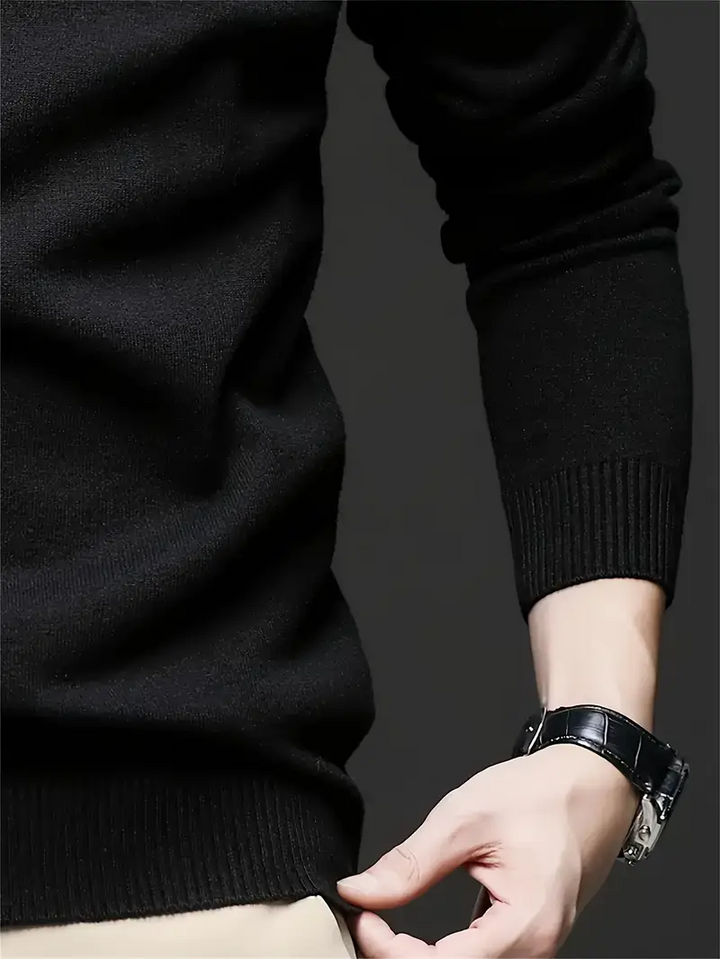 Heren Trui Ronde Hals Modern Fit - Zacht & Warm