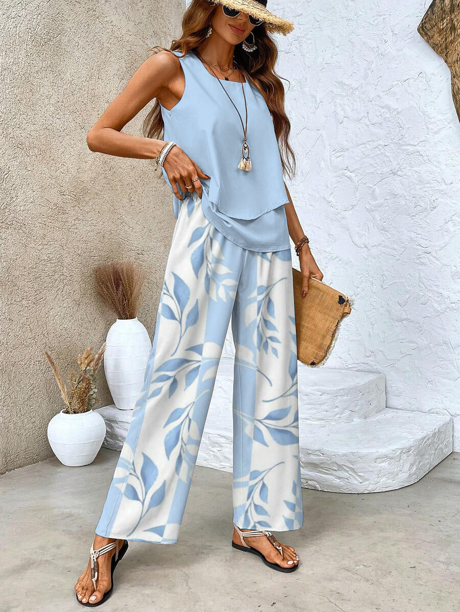 Heren Tweedelig Ensemble - Elegante Blouse en Broek