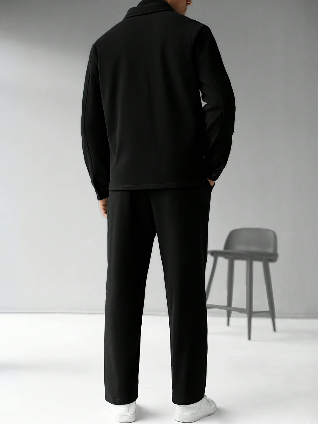 Heren Tweedelige Set Losse Pasvorm - Casual Lente & Herfst