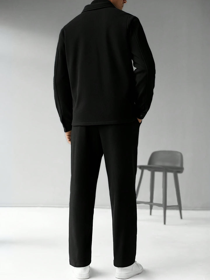 Heren Tweedelige Set Losse Pasvorm - Casual Lente & Herfst