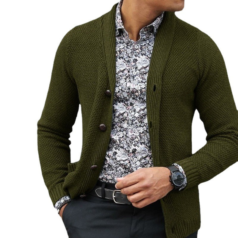 Heren Vest Fijn Gebreide Structuur - Elegant & Veelzijdig - Groen