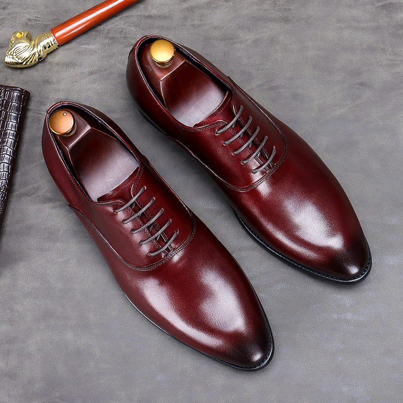 Heren Veterschoenen Klassiek - Elegant Winterdesign - Bruin