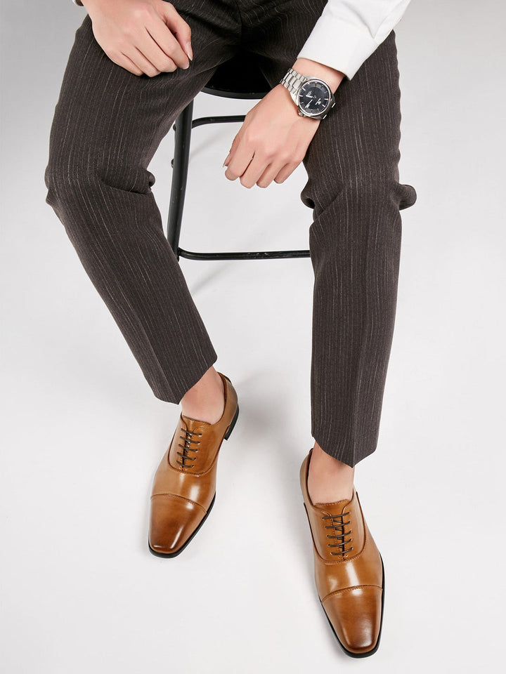 Heren Veterschoenen Zwart - Klassiek Formeel Design