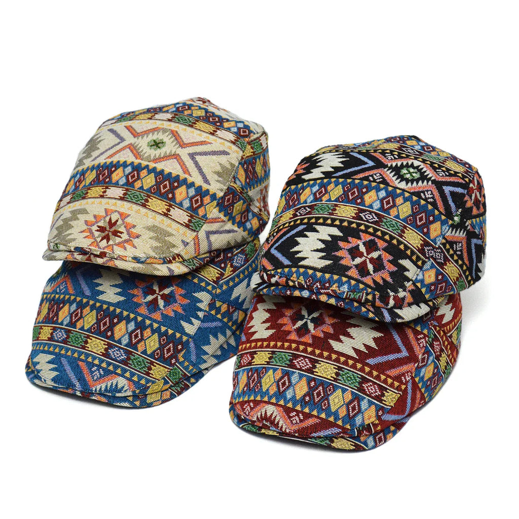 Heren Vintage Aztec Pet - Kleurrijke Stijl