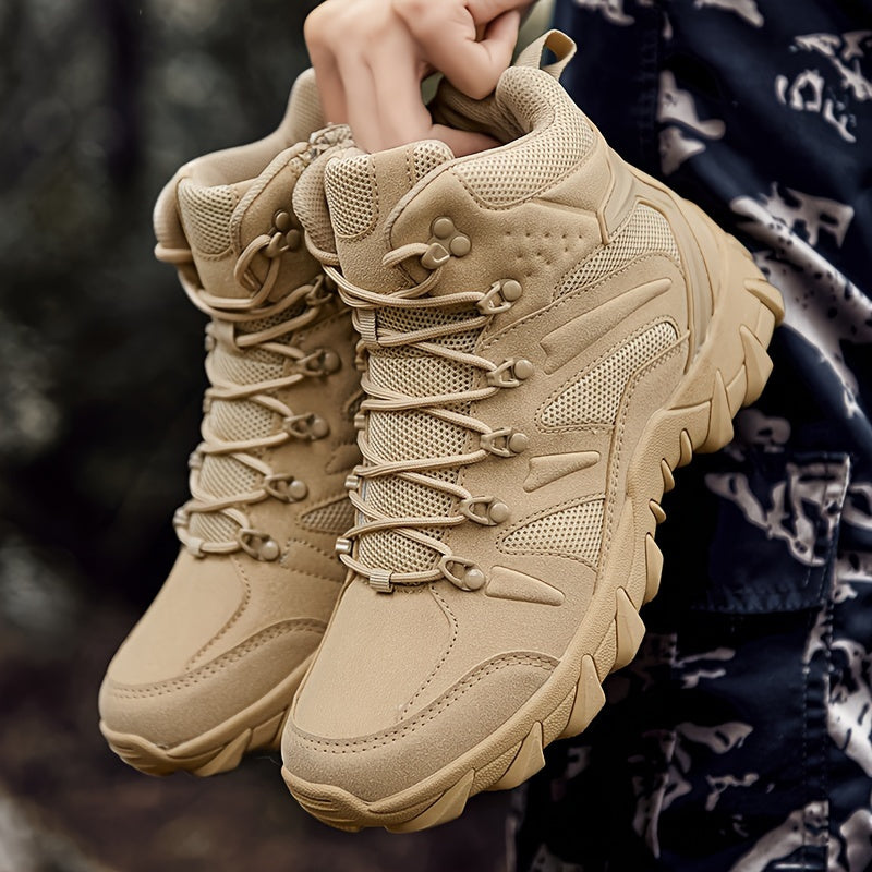 Heren Wandelschoenen Mid-Top - Ademend & Duurzaam - Khaki