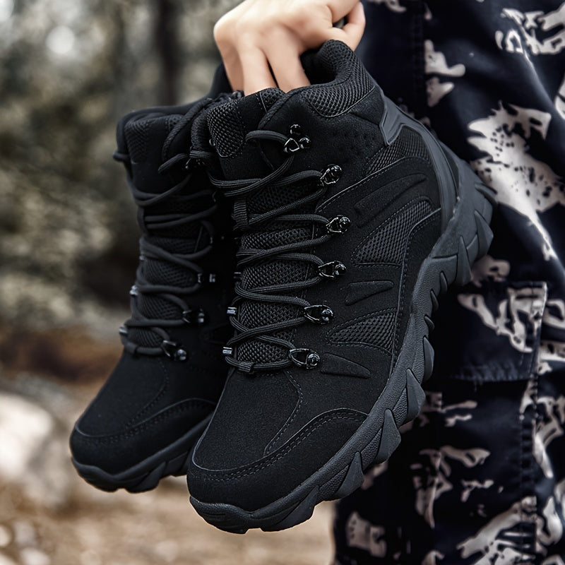 Heren Wandelschoenen Mid-Top - Ademend & Duurzaam - Zwart