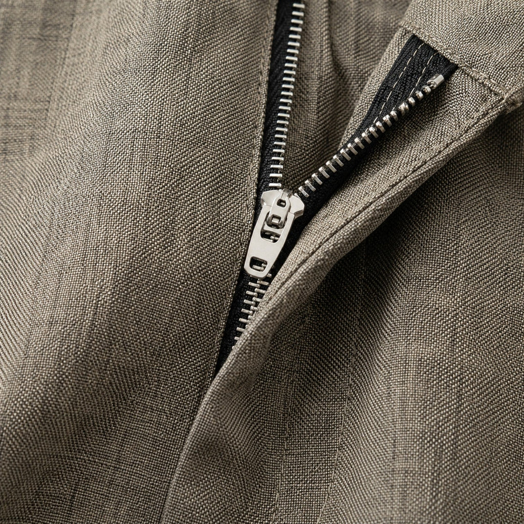 Heren Wijde Broek met Plooien - Ontspannen Tailored Fit