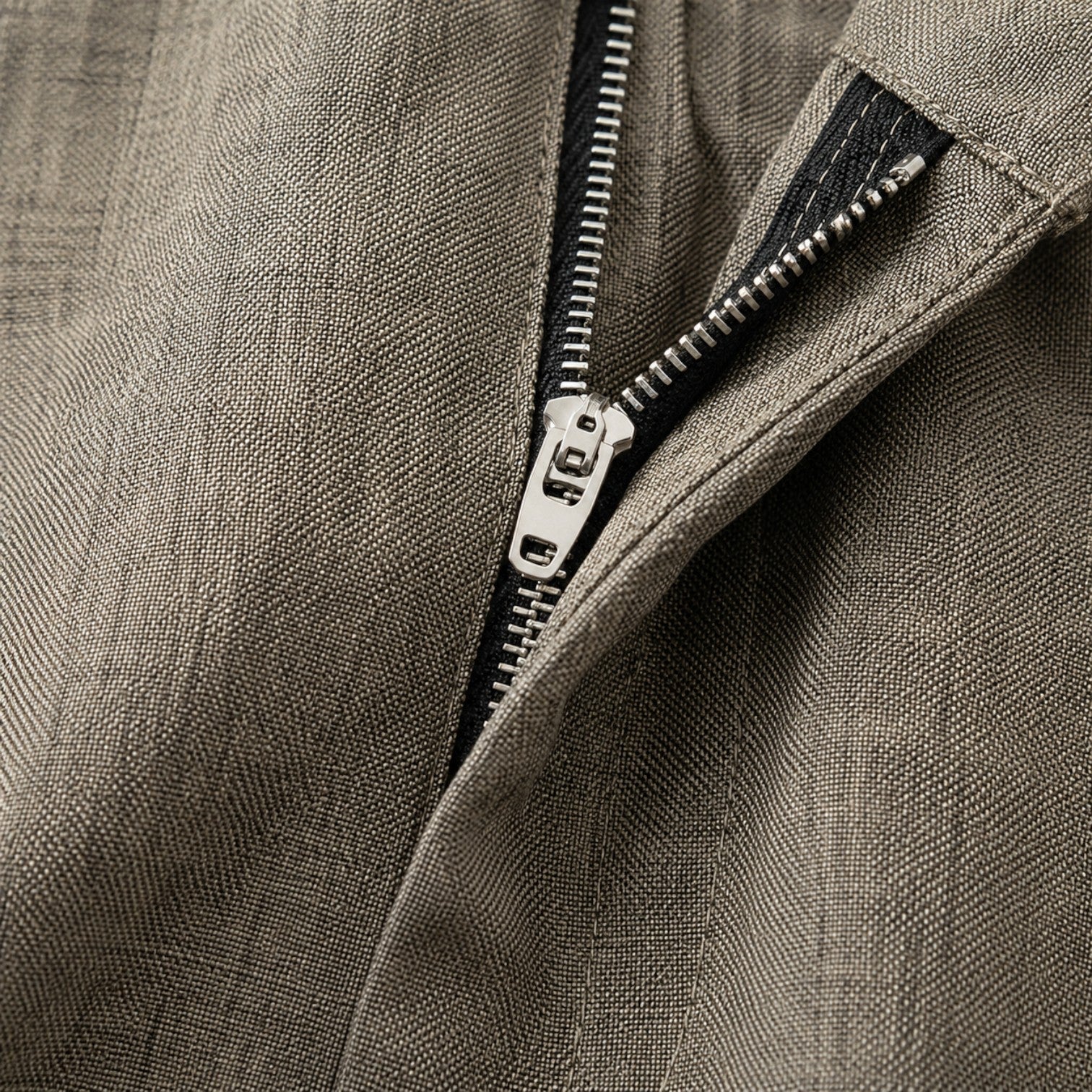 Heren Wijde Broek met Plooien - Ontspannen Tailored Fit