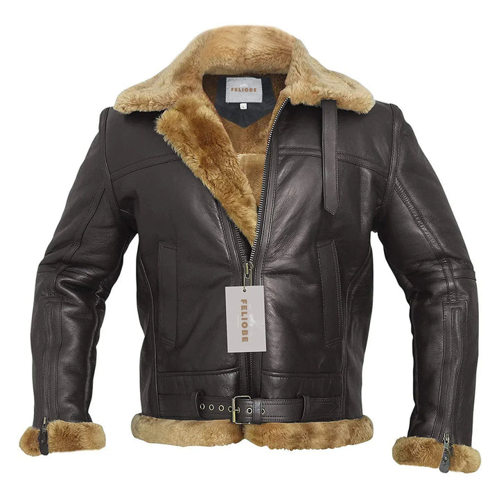 Heren Winterjas Bomberjack - Gevoerd & Ritssluiting