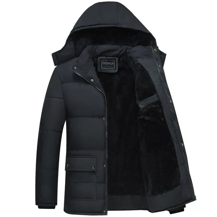 Heren Winterjas met Capuchon - Gestroomlijnd Design