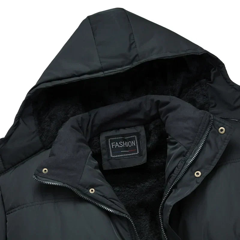 Heren Winterjas met Capuchon - Gestroomlijnd Design