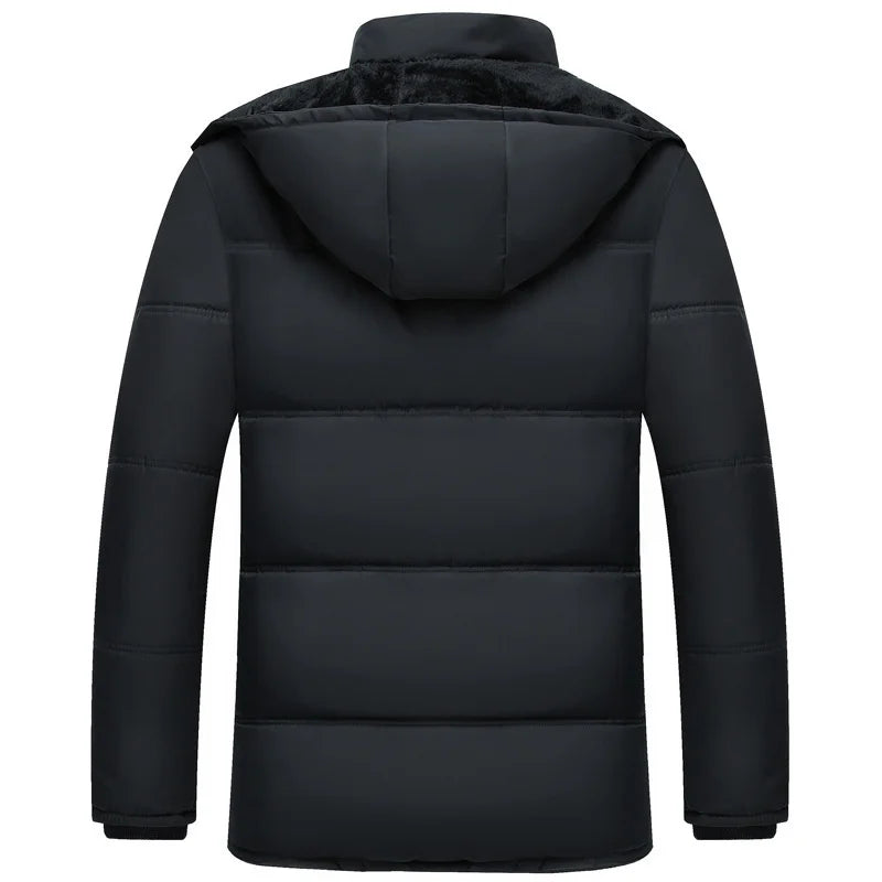 Heren Winterjas met Capuchon - Gestroomlijnd Design