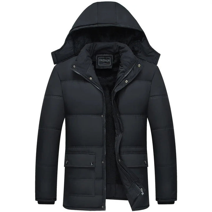 Heren Winterjas met Capuchon - Gestroomlijnd Design