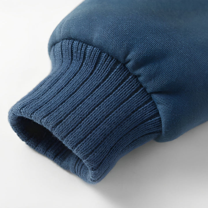 Heren Winterjas met Capuchon - Pluche Afwerking