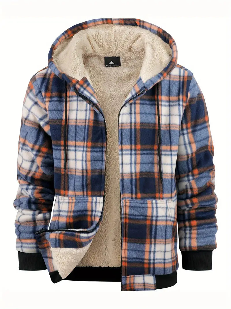 Heren Winterjas met Voering - Warm en Stijlvol - Blauw