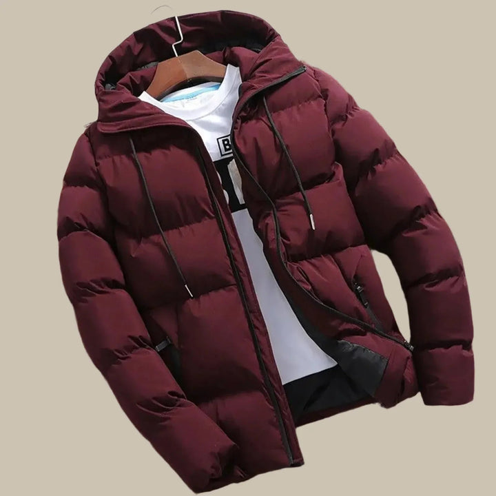 Heren Winterjas Parka Waterdicht - Gewatteerd Design - Rood
