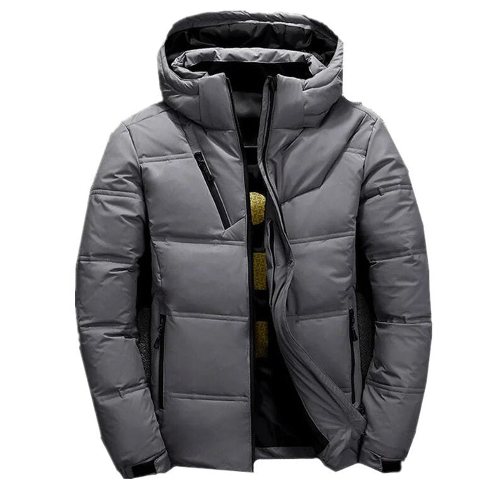 Heren Winterjas Ski Jas - Warm & Casual - Donkergrijs