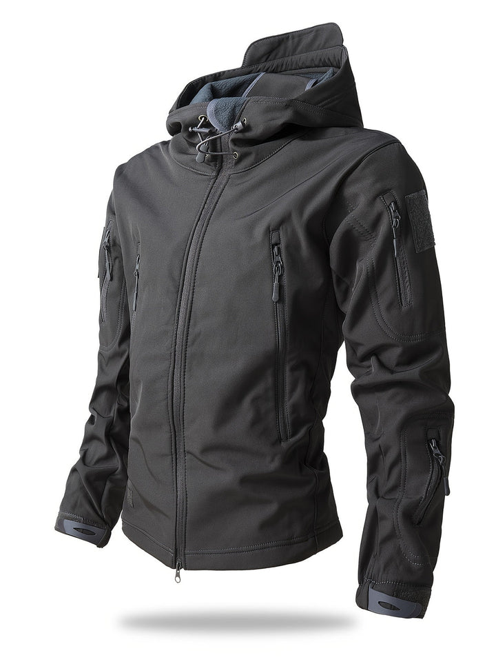 Heren Winterjas Tactical Outdoor - Warm & Functioneel - Grijs