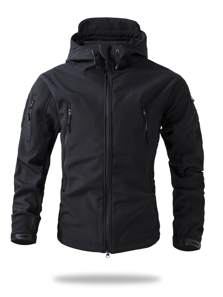 Heren Winterjas Tactical Outdoor - Warm & Functioneel - Zwart