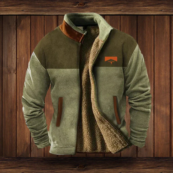 Heren Winterjas Vintage - Warm & Duurzaam Outdoor - Groen