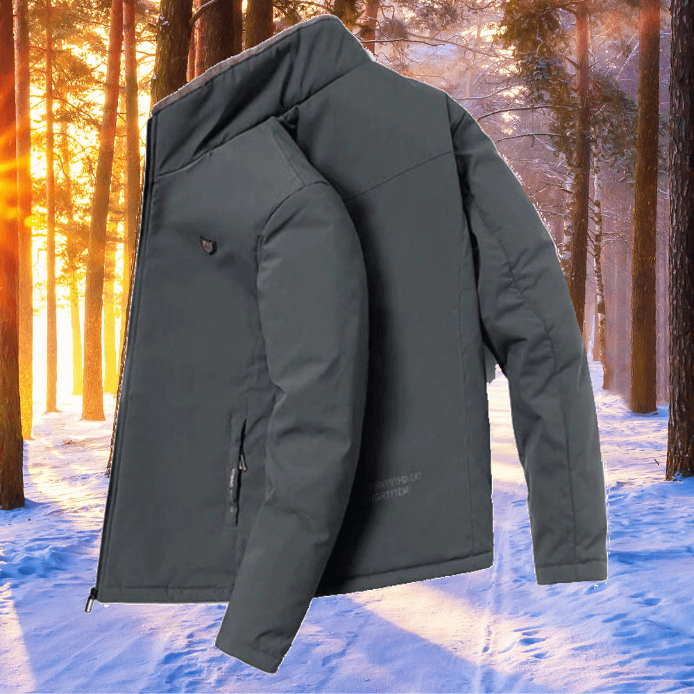 Heren Winterjas Warme Voering - Klassiek Design