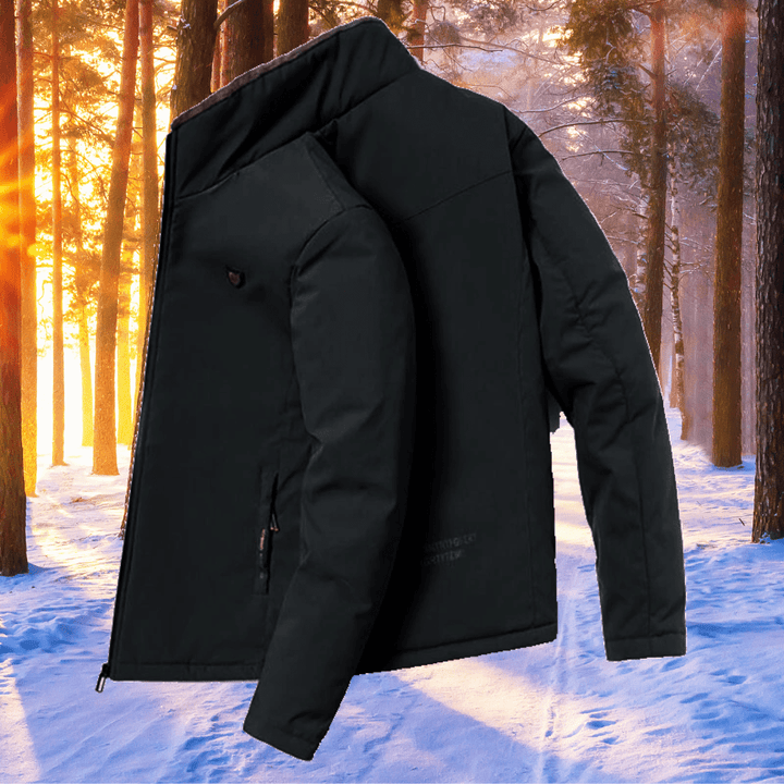 Heren Winterjas Warme Voering - Klassiek Design