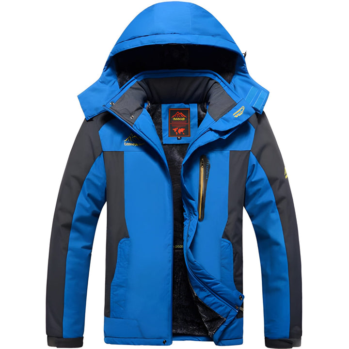 Heren Winterjas Waterdicht Winddicht - Outdoor Thermo - Blauw